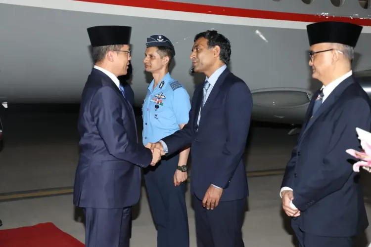 Indonesia FM Sugiono in Delhi for 8th India-Indonesia Joint Commission Meeting