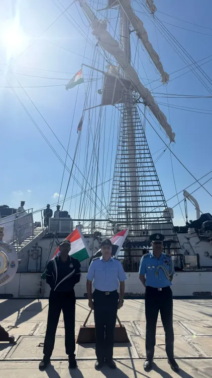 INS Sudarshini reaches Alexandria on Lokayan 26 return leg, deepening India-Egypt naval ties