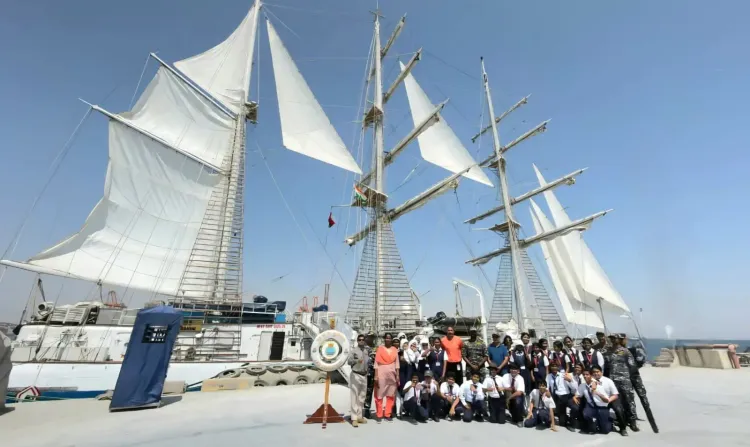 INS Sudarshini hosts 500+ Indian diaspora at Oman's Salalah during Lokayan-26 voyage