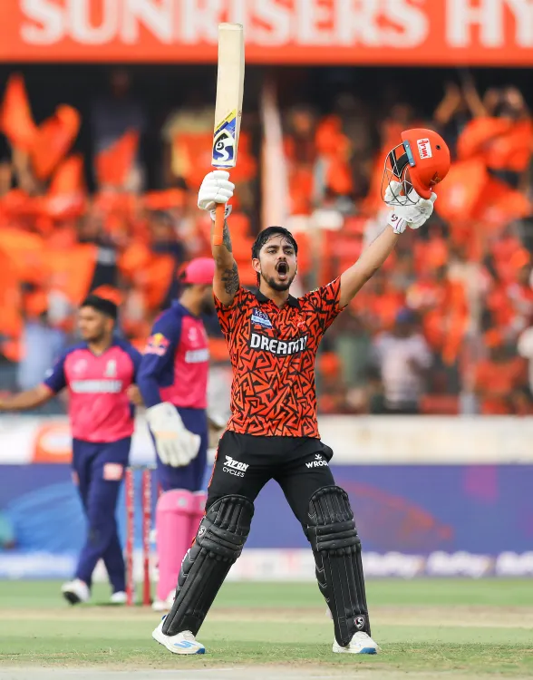 IPL 2025: Ishan Kishan's Unstoppable Century Leads SRH to a Historic 286 Against RR