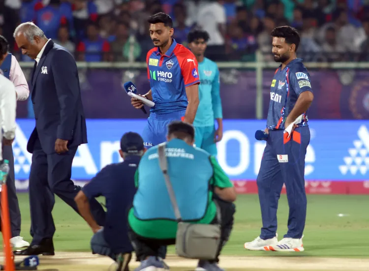 IPL 2025: KL Rahul Absent as Delhi Capitals Choose to Bowl First Against Lucknow Super Giants