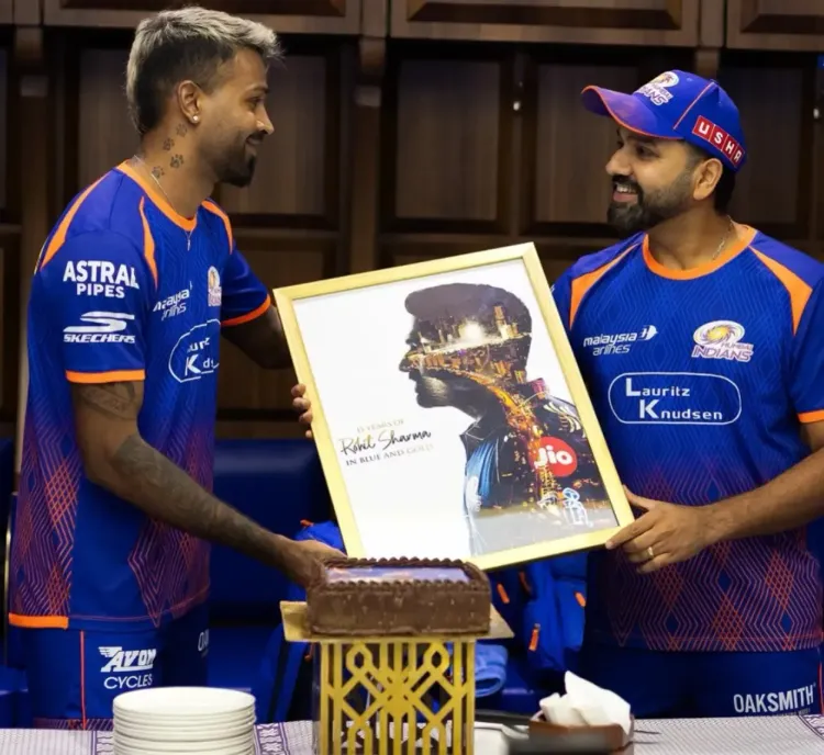 Celebrating 15 Years: Hardik Pandya Honors Rohit Sharma's Journey with MI