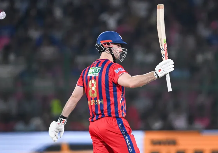 मिचेल मार्श 96 पर आउट, शतक से 4 रन दूर; LSG ने RR के सामने रखा 221 रनों का लक्ष्य — IPL 2026