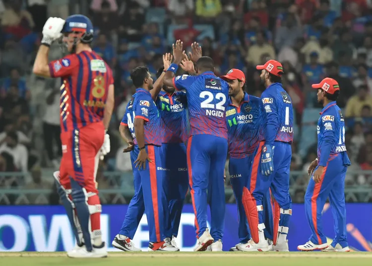 आईपीएल 2026: लुंगी एनगिडी और टी नटराजन ने मिलकर 6 विकेट लिए, एलएसजी 141 रन पर ऑलआउट