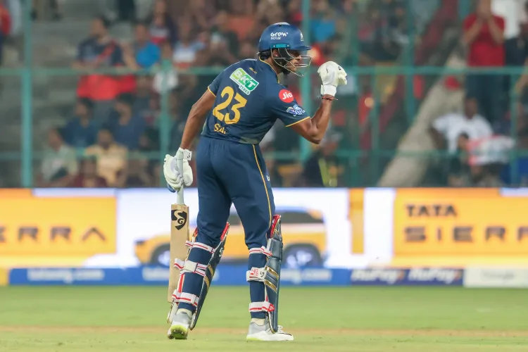 साई सुदर्शन का धमाकेदार शतक, आरसीबी के खिलाफ जीटी ने 205/3 का विशाल स्कोर खड़ा किया