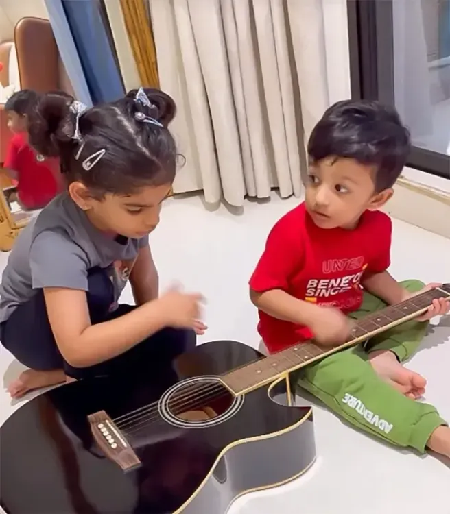 Did Ishita Dutta Just Share a Sweet Moment of Son Vaayu's Play Date?