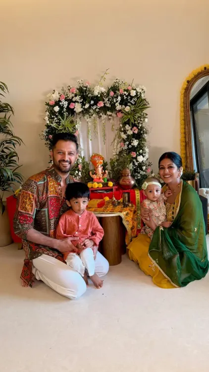 Ishita Dutta on Ganesh Chaturthi with kids Vaayu and Veda: 'A different kind of joy'