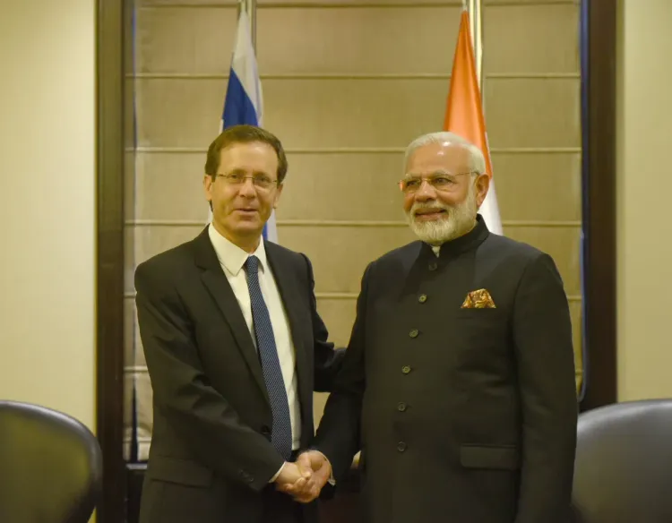 President Isaac Herzog Welcomes PM Modi to Israel