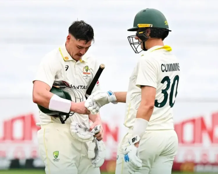 Renshaw's unbeaten 46 steadies Australia at 187/6 in Kingsmead Test opener