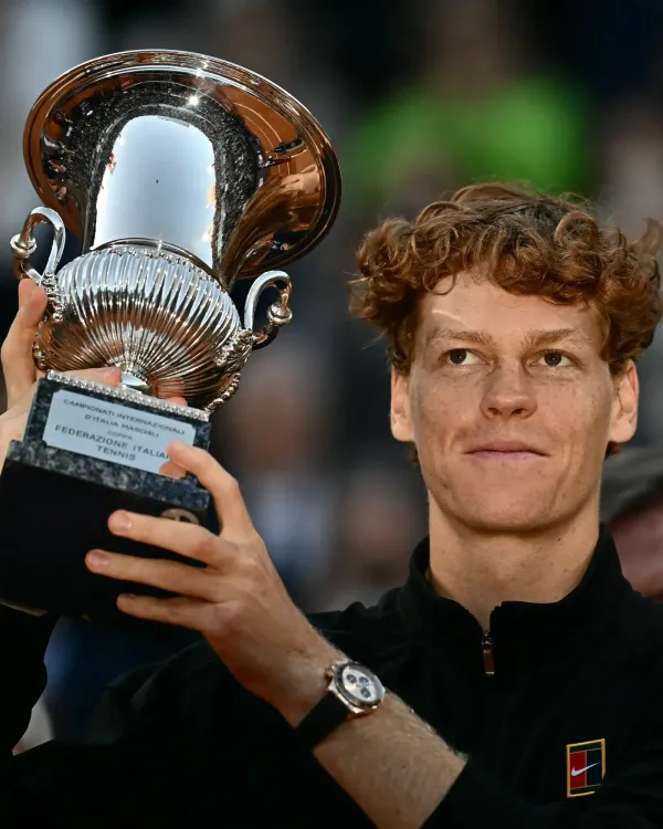 Sinner wins Italian Open, joins Djokovic in Career Golden Masters club