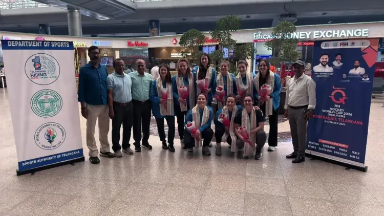 Italy's Women's Hockey Team Arrives in Hyderabad for FIH World Cup 2026 Qualifiers
