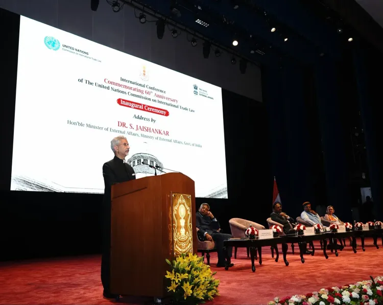 Jaishankar addresses UNCITRAL 60th anniversary conference