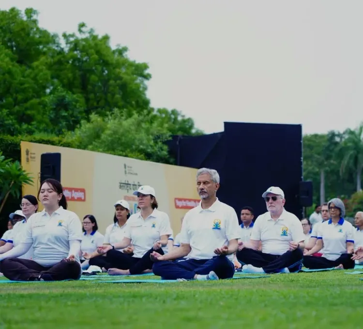 Jaishankar joins Diplomatic Corps for Yoga Day 2026