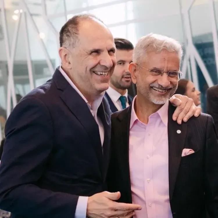 Jaishankar meets Greek FM Gerapetritis at Gymnich in Cyprus