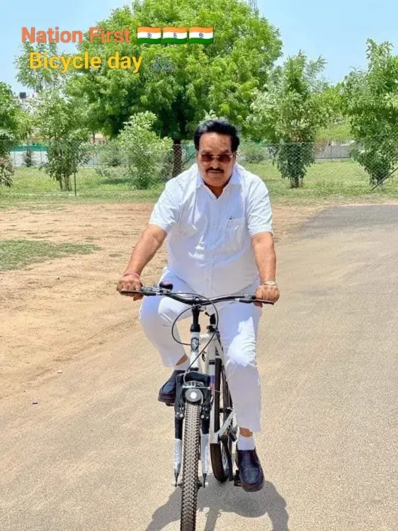 Jal Shakti Minister C. R. Paatil marks World Bicycle Day