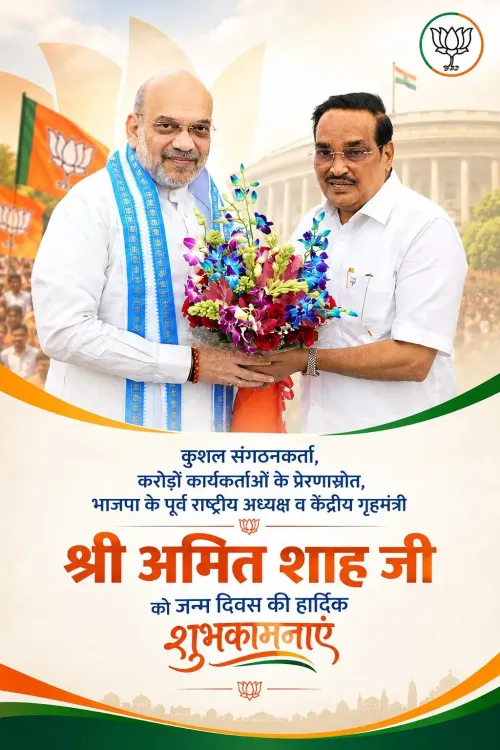 Jal Shakti Minister CR Paatil wishes Amit Shah on birthday