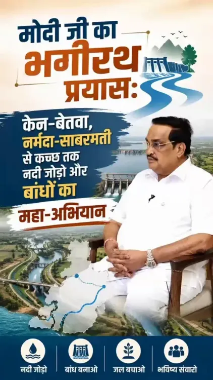 Jal Shakti Minister Paatil highlights Ken-Betwa, Narmada projects