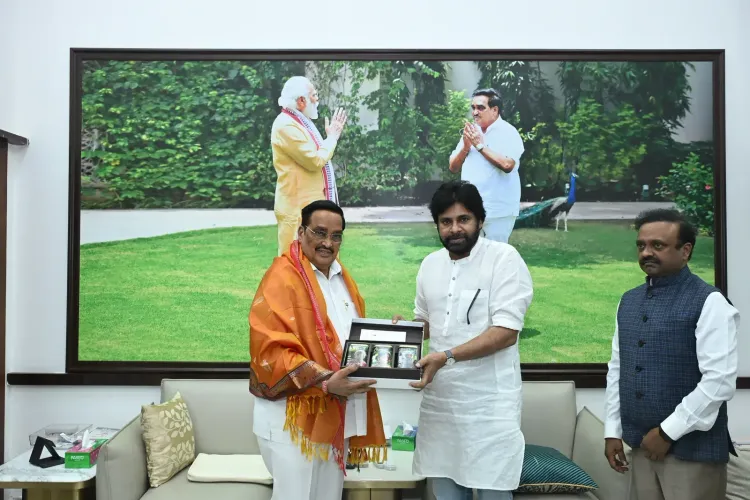 Jal Shakti Minister Paatil meets Andhra Deputy CM Pawan Kalyan