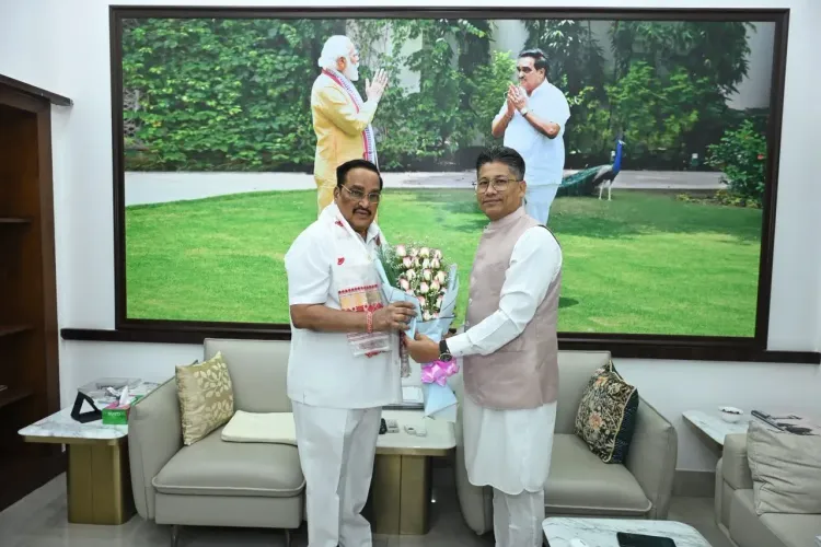 Jal Shakti Minister Paatil Meets Assam's Pijush Hazarika