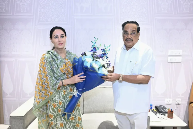 Jal Shakti Minister Paatil meets Rajasthan Dy CM Diya Kumari