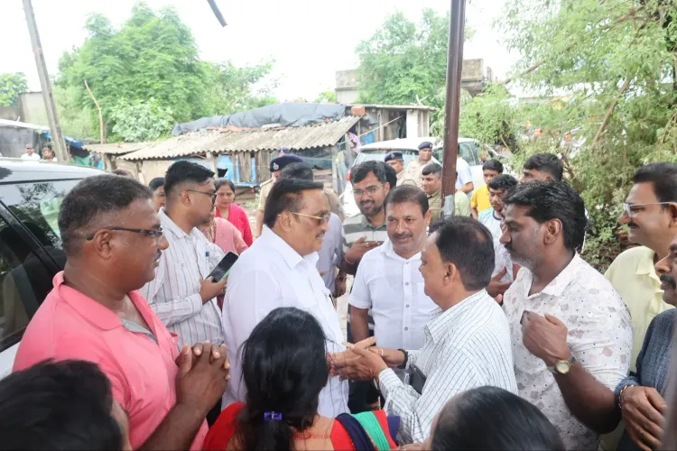 Jal Shakti Minister Paatil Reviews Flood Situation in Bilimora