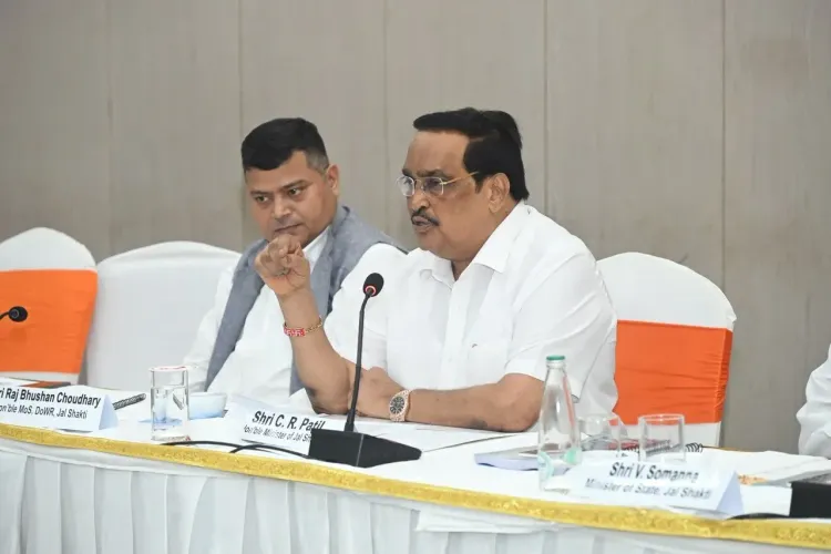 Jal Shakti Minister Paatil Reviews JJM Progress with MP MPs