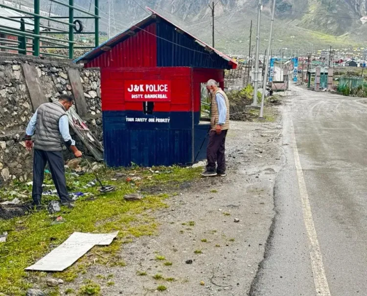 अमरनाथ यात्रा और खीरभवानी मेले से पहले गांदरबल पुलिस ने किया व्यापक एएसटी सुरक्षा अभ्यास