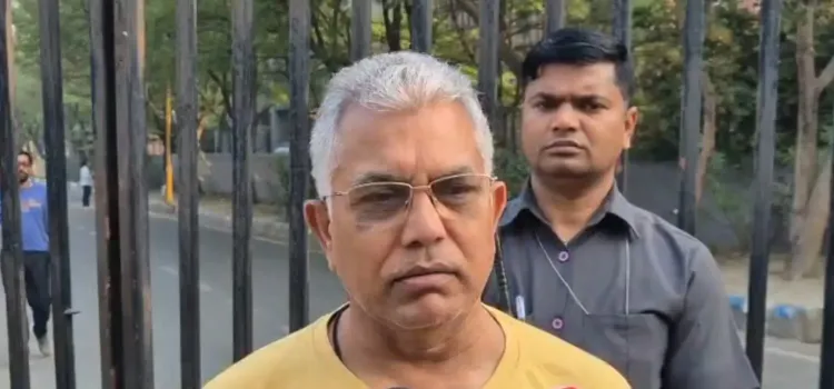 भाजपा नेता दिलीप घोष ने ओवैसी और हुमायूं कबीर के गठबंधन पर दी प्रतिक्रिया