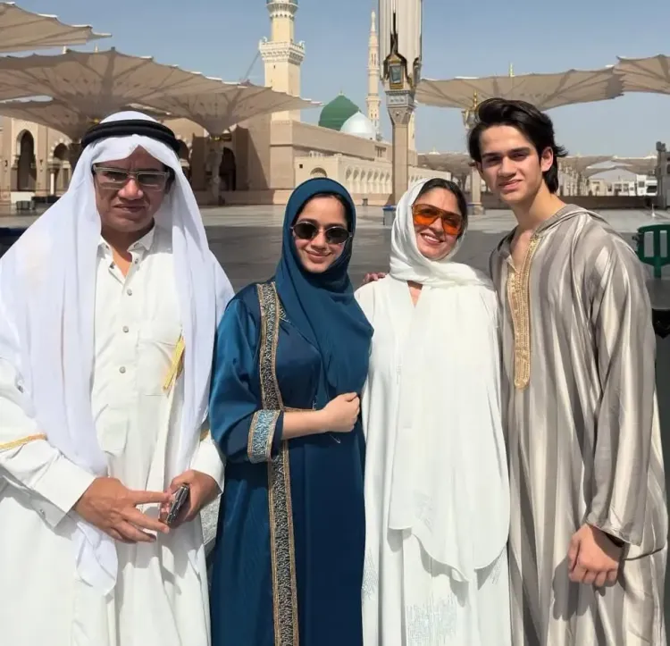 Jannat Zubair and her family mark Eid celebrations in Medina