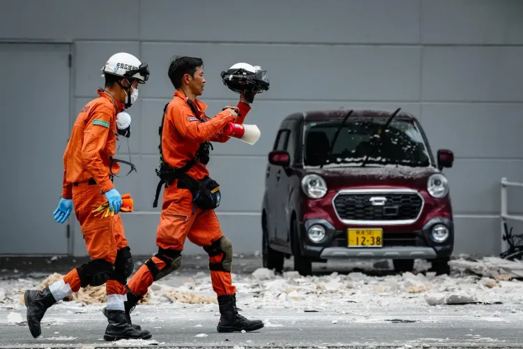 Japan PM Takaichi visits Kumamoto after 7.1 earthquake kills 16