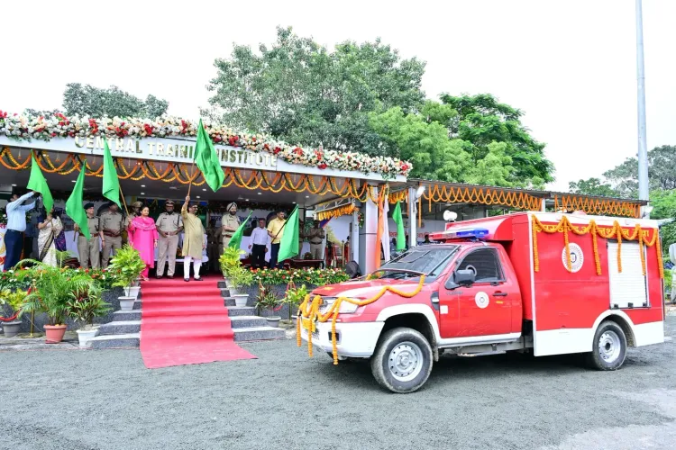Jharkhand CM Hemant Soren flags off 58 Mist Tech fire tenders
