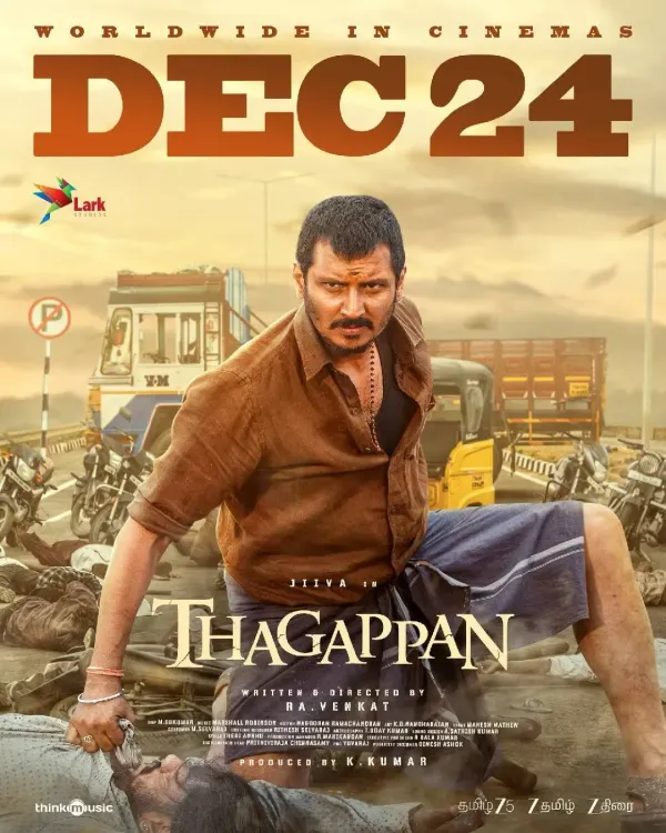 Jiiva's 'Thagappan' set for December 24 Christmas release