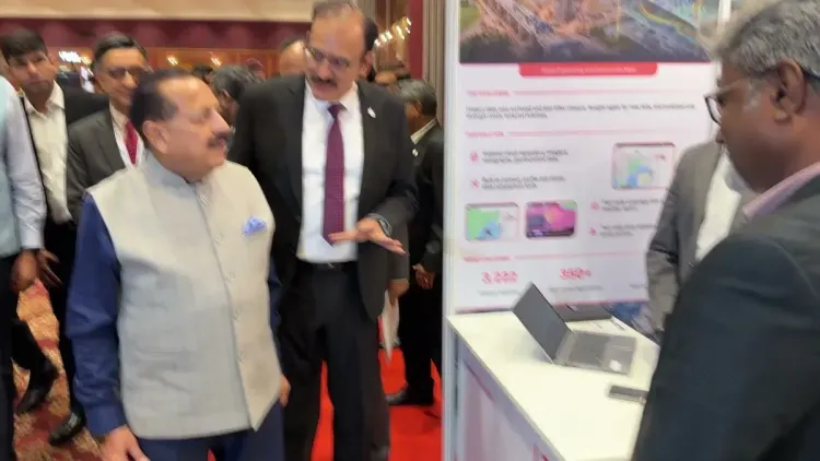 Jitendra Singh at Geospatial Exhibition for Viksit Bharat 2047