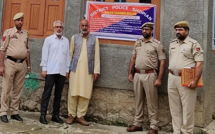 J&K: Arms cache seized in Kulgam, drug peddler's property worth ₹18.76 lakh attached in Shopian
