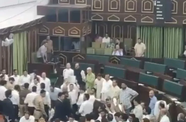Jammu and Kashmir Assembly Adjourns Amid Protests from BJP and NC