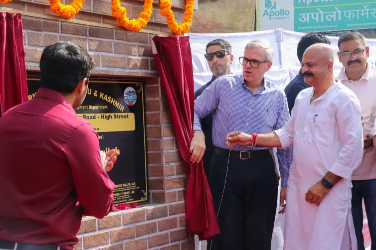 J&K CM Omar Abdullah opens ₹9.18 crore Residency Road High Street in Jammu