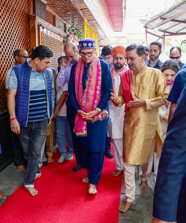Omar Abdullah reviews Kheer Bhawani Mela arrangements in Ganderbal ahead of June 22