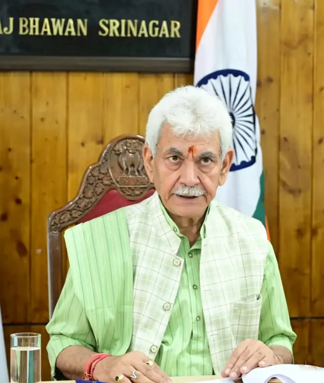 Did J&K L-G Sinha Inaugurate a National Tribal Festival in Gurez?