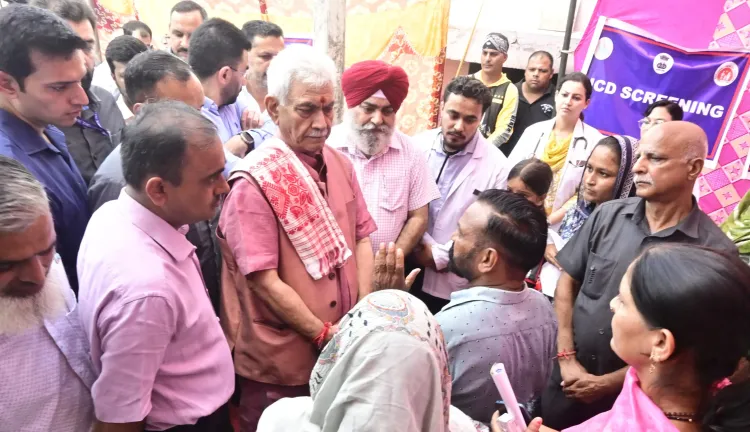 What Did J&K L-G Discover at the Mega Health Camp for Flood-Affected Families?