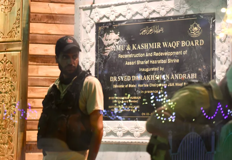Why Are Leaders Condemning the Vandalism of the National Emblem Plaque at Hazratbal Dargah?