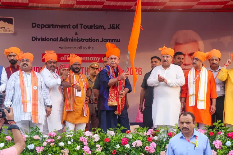Budha Amarnath Yatra 2026 flagged off by J&K LG Manoj Sinha in Jammu