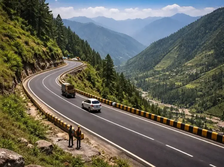 How is J&K's Road Network Surpassing 41,000 km and Enhancing Border Connectivity?