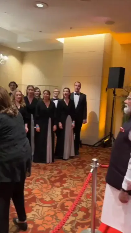 Joshi Hails Lucnica Ensemble's Vande Mataram in Bratislava