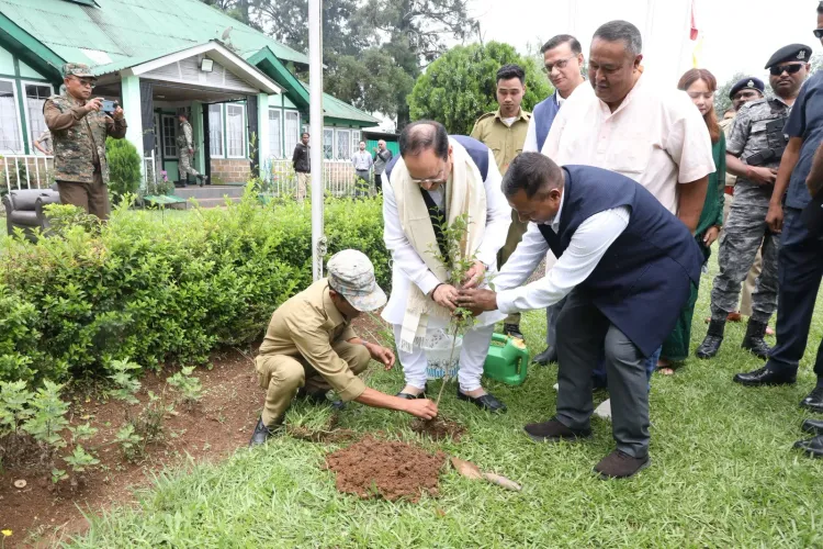 JP Nadda leads 'One Tree One Mother' plantation drive in Shillong on World Environment Day