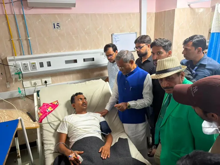 जेपीएससी आंदोलन: अनशनकारी छात्र राहुल क्रांति आईसीयू में, स्वास्थ्य मंत्री और बाबूलाल मरांडी पहुंचे रांची सदर अस्पताल