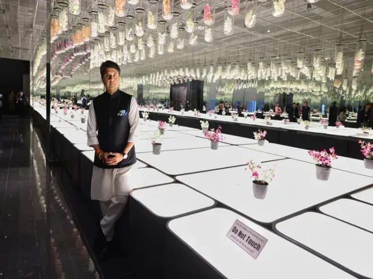 Scindia visits Gangtok Orchidarium on Sikkim's 50th Statehood Day