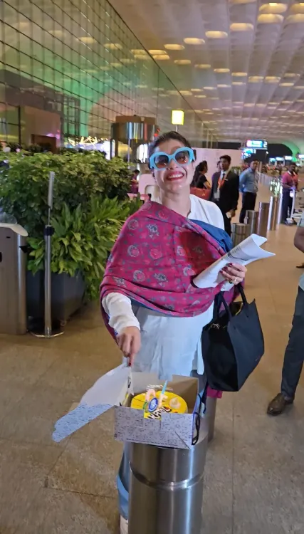 Kajol turns 52: Birthday cake with paps at Mumbai airport, Nysa stays off-camera
