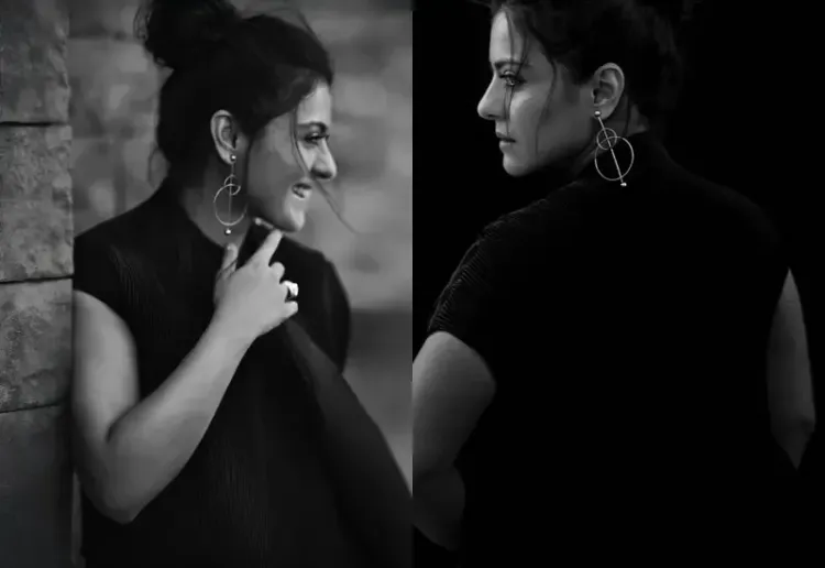 Kajol Inspires Fans to 'Make Laughter Trendy' While Dazzling in Black