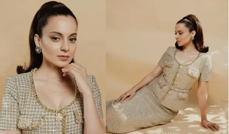 Kangana Ranaut Embraces Vintage Style for 'Emergency' Promotion on 'Bigg Boss 18'