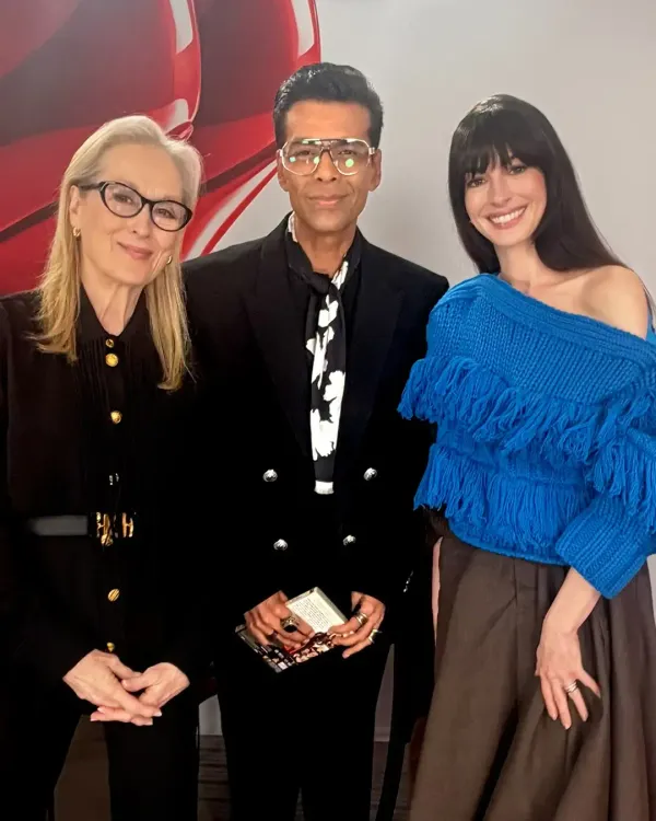 Karan Johar's Dream Encounter with Hollywood Icons Meryl Streep and Anne Hathaway